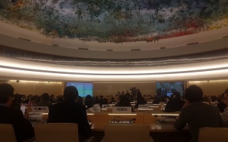 Al-Haq Attends 28th special session of the UN Human Rights Council and delivers joint oral intervention under the general debate, 18 May 2018 – Al-Haq (c) 2018.