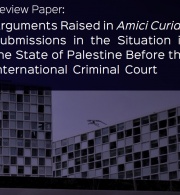 Palestinian Human Rights Organisations Publish Detailed Review Paper on Submissions Made to International Criminal Court on Territorial Jurisdiction