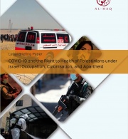 Launch of Legal Briefing Paper: COVID-19 and the Right to Health of Palestinians under Israeli Apartheid