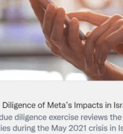 Statement Regarding BSR’s HRA for Meta on Palestine and Israel