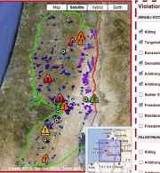 New Interactive Map shows widespread human right violations in the OPT