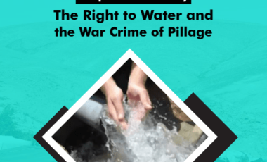 Corporate Liability: The Right to Water and the War Crime of Pillage