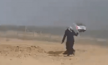 إفادة عائدة المجدلاوي حول إطلاق قوات الاحتلال النار عليها أثناء رفعها العلم الفلسطيني
