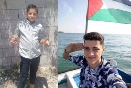 Photos of Khaled Abu Bakr Rabie (Left) and Ali Sami Al-Ashqar (Right). (Source: Palestine Chronicle (6 September 2019)[6]