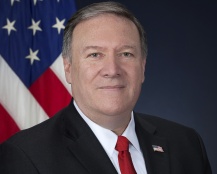 Michael Richard Pompeo, US secretary of state since March 2018. Source: Wikipedia