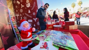 عيد الميلاد في غزة. الصورة عن hadafnews.ps