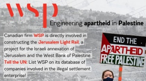 105 Organizations Submit on WSP’s Illegal Settlement Enterprise to UN Database, Calling New UN High Commissioner for Human Rights to Investigate