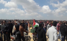 30 de marzo: Violenta represión de las FOI contra manifestantes Palestinos en la Franja de Gaza: 18 palestinos asesinados, más de mil heridos