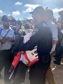 Jerusalem: Israeli occupying Forces Prevent Peaceful Assembly and Forcibly Prevent the Display of Palestinian Flags