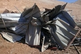 Demolitions Leave Jordan Valley Community of Khirbet Makhul Homeless