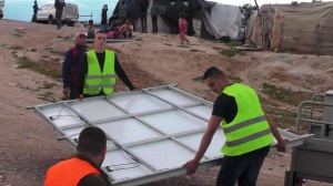 Solar Panels Dismantled and Confiscated in Al-Khan Al-Ahmar