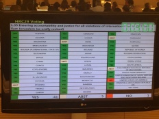 Unanimous EU support: Unprecedented Human Rights Council Resolution on Accountability calling for Cooperation with ICC