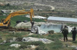 Six Water Cisterns Demolished near Hebron