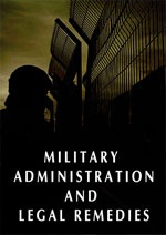 Military administration and legal remedies
