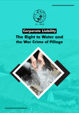 Corporate Liability: The Right to Water and the War Crime of Pillage