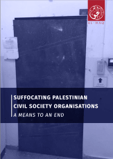 SUFFOCATING PALESTINIAN CIVIL SOCIETY ORGANISATIONS: A Means to an End