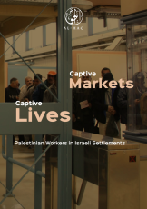 Captive Markets, Captive Lives | Palestinian Workers in Israeli Settlements