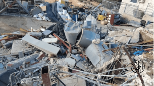 SPECIAL FOCUS: Consolidating Annexation of the West Bank: Israel’s Demolitions in Area B